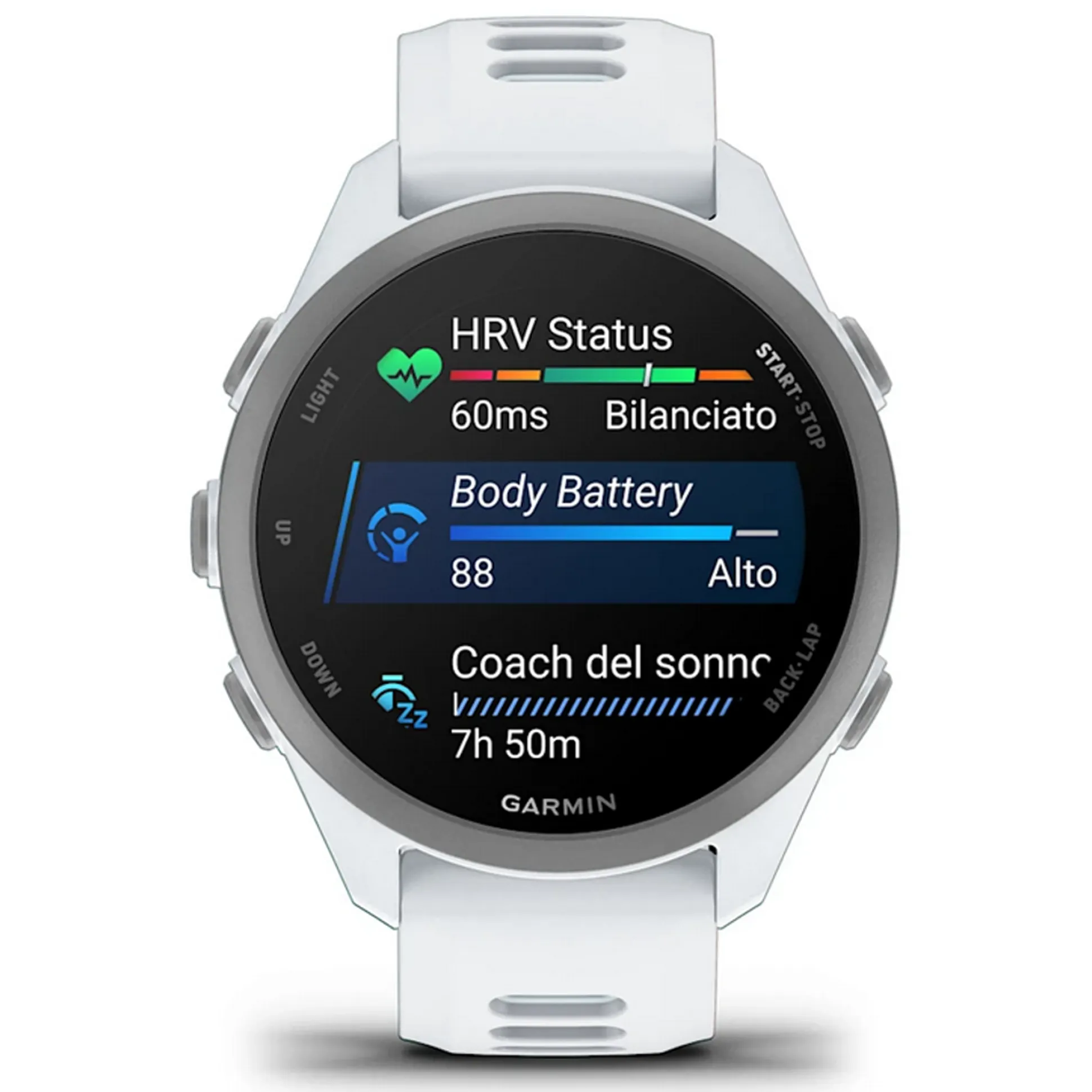 Garmin Forerunner 170 Music - Bianco