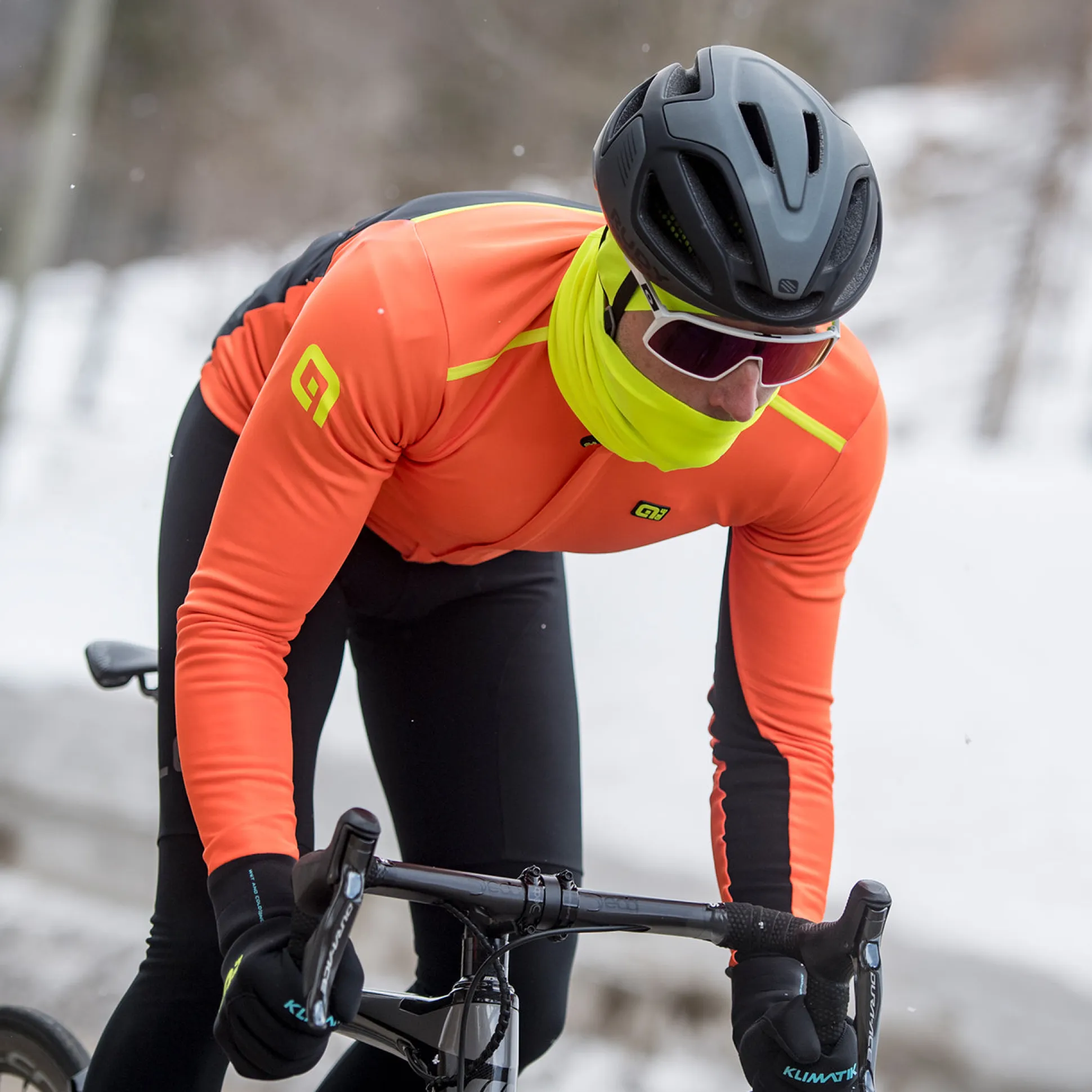 Giacca Ale Klimatik K-Tornado 2.0 - Arancio fluo