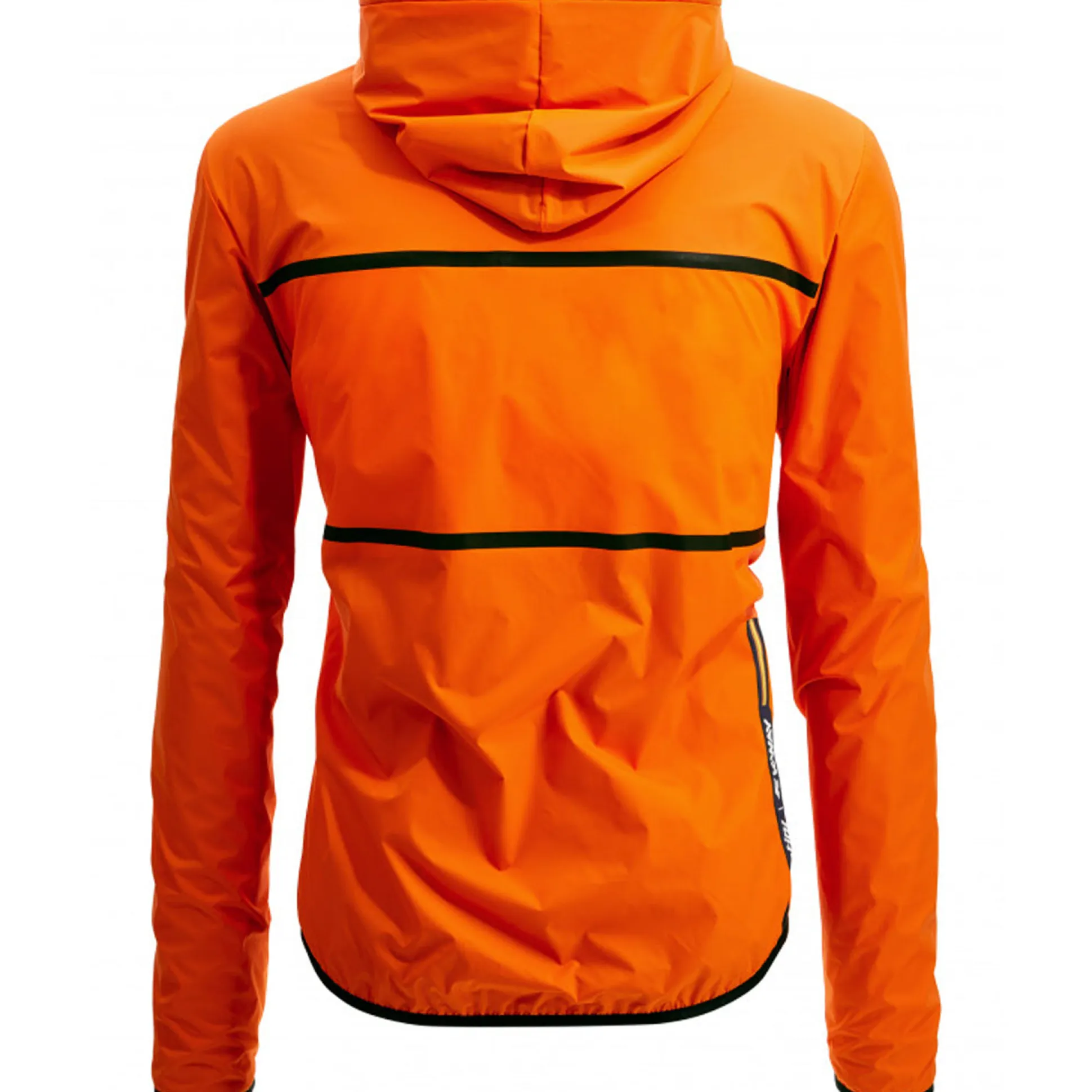 Giacca antivento reversibile Santini x K-WAY - Arancio