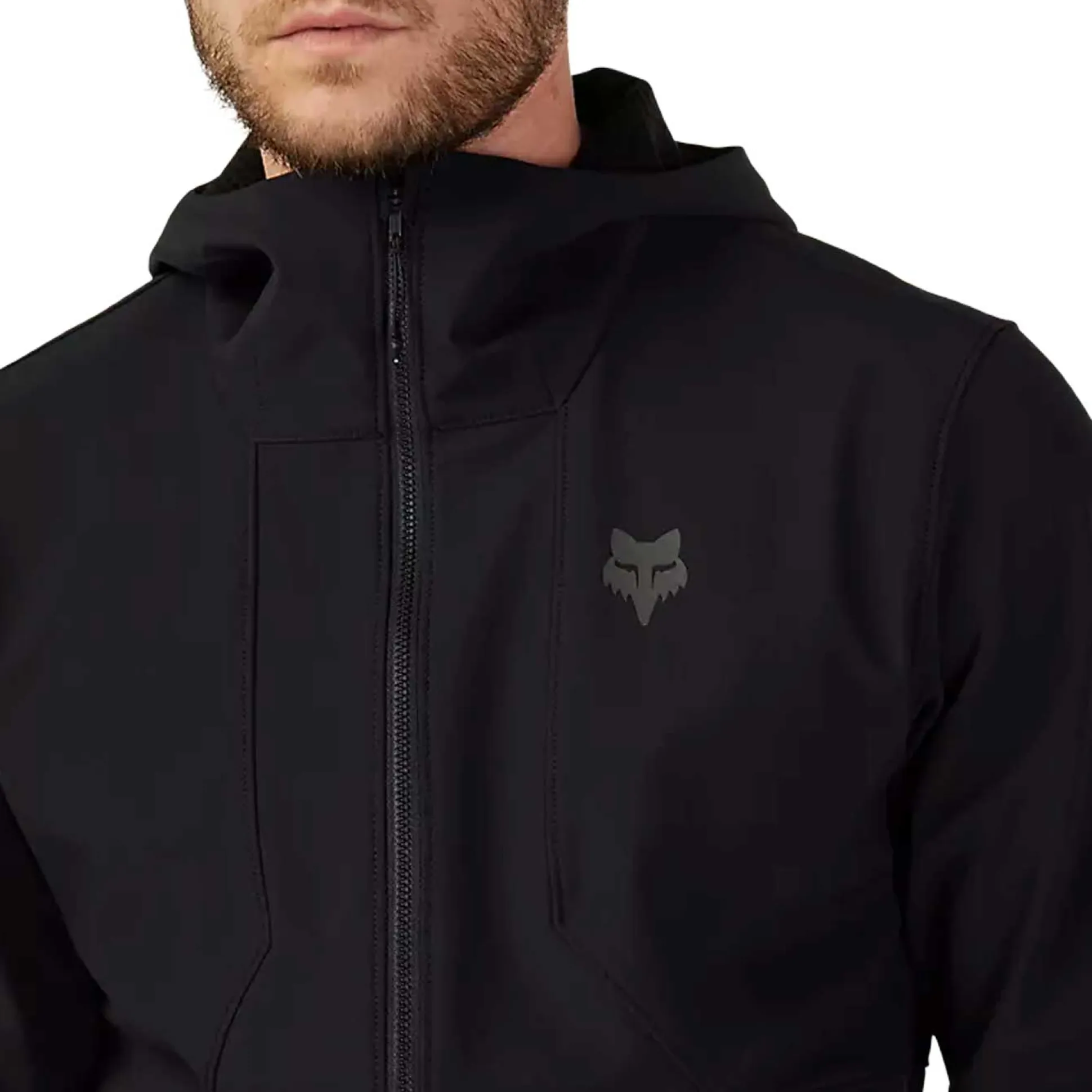 Giacca con cappuccio Fox Ranger Fire - Nero