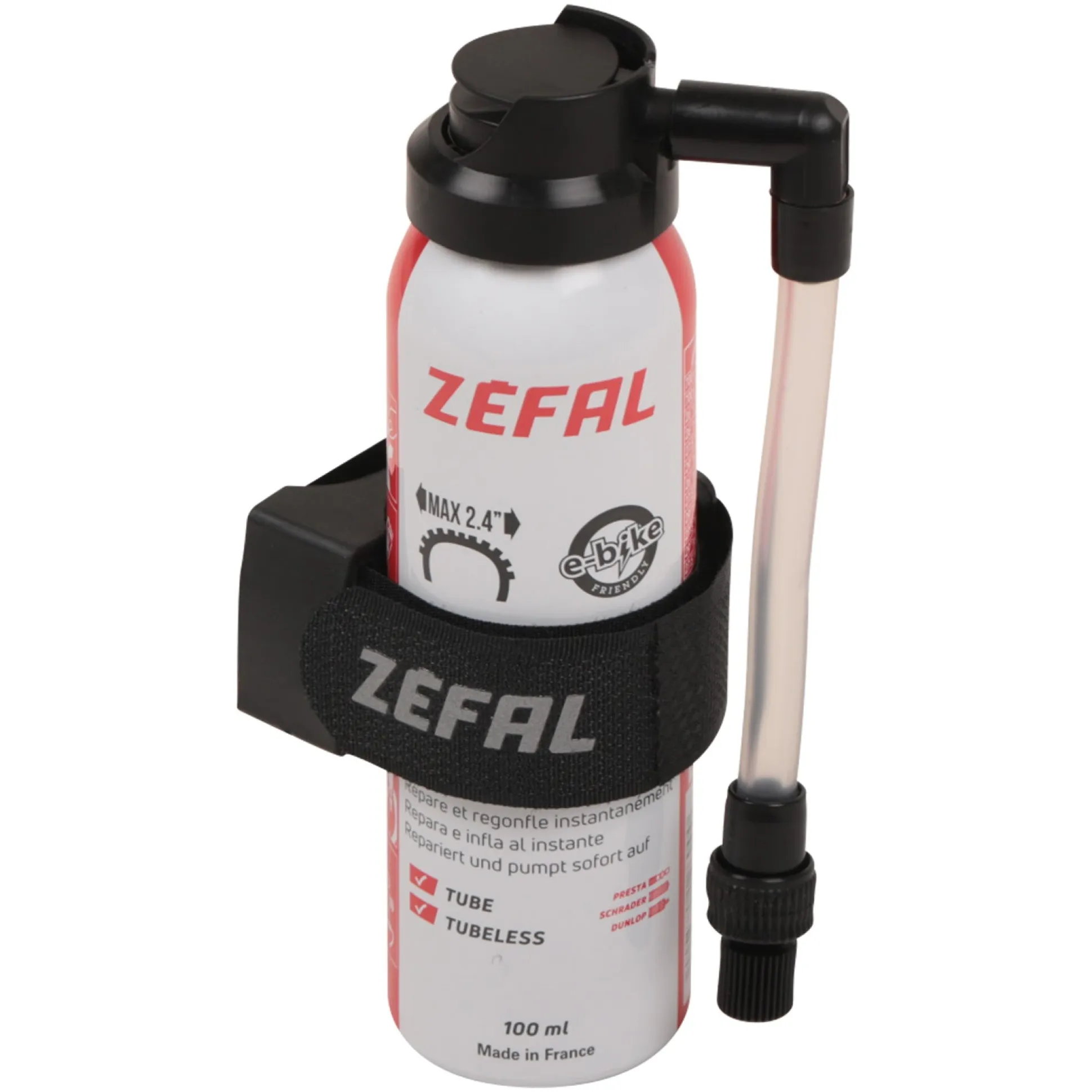 Gonfia e Ripara Zefal con supporto - 100 ml