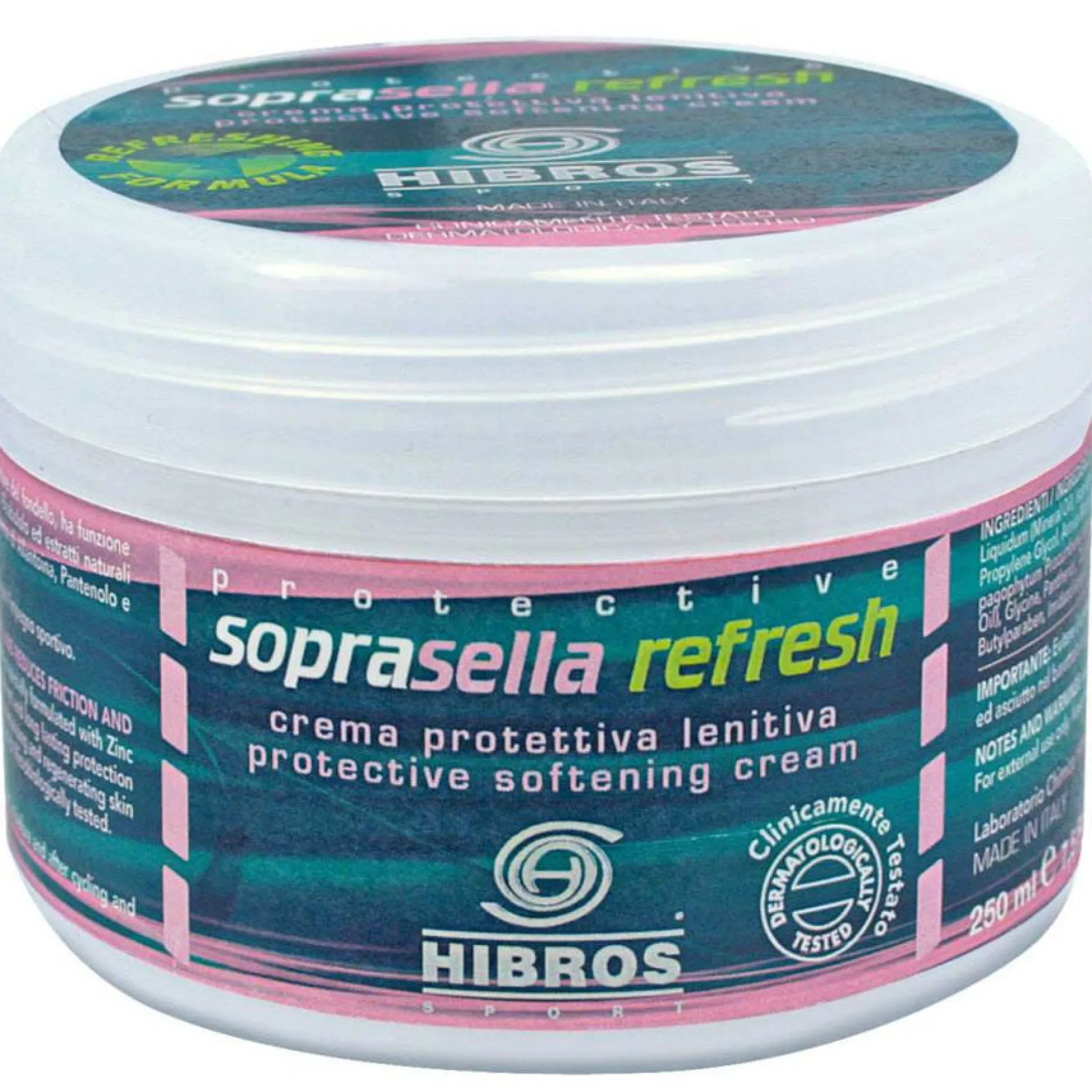 HIBROS - Crema protettiva lenitiva soprasella Refresh 250 ml