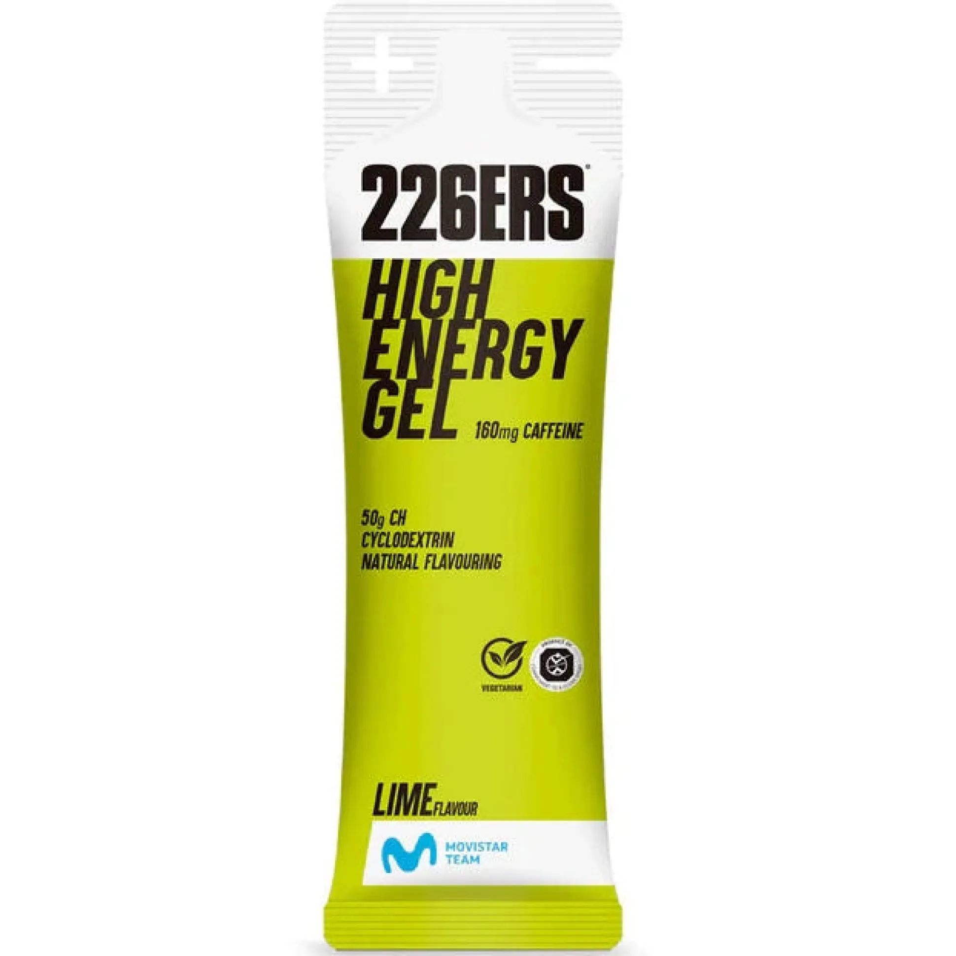 High Energy Gel 226ers 160mg Caffeina - Lime