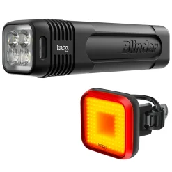 Kit luci Knog Blinder 900 + Blinder Square Rear