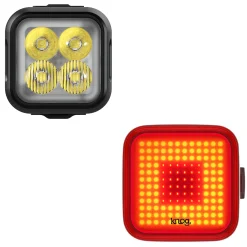 Kit luci Knog Blinder 900 + Blinder Square Rear