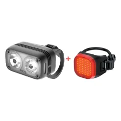 Kit luci Knog Combo Blinder Road 400 + Blinder mini rear