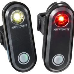Kit luci Kryptonite Avenue Anteriore e Posteriore - Nero