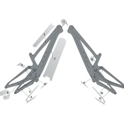 Kit protezione telaio Syncros per Spark Carbon - Lucido