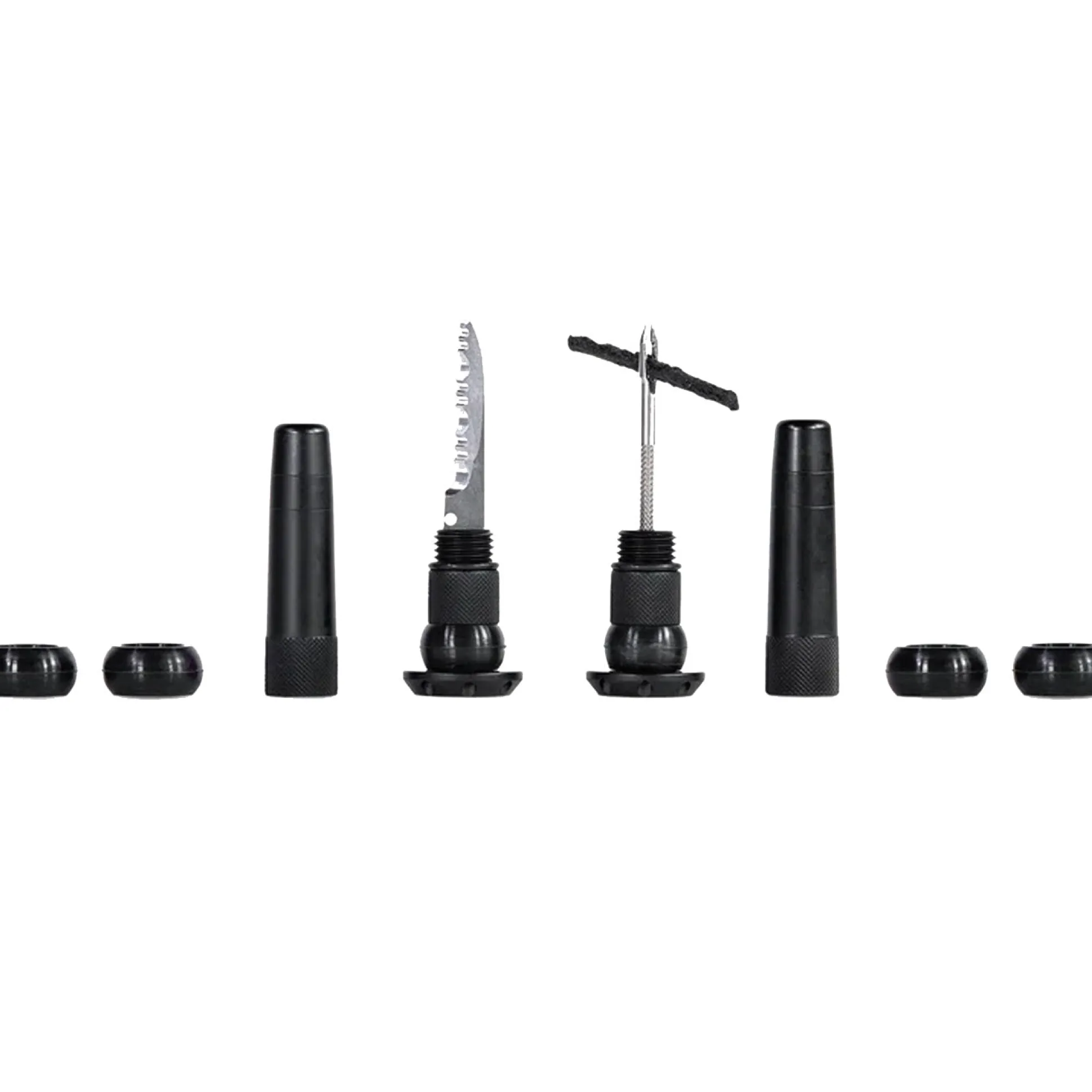 Kit riparazione tubeless per manubrio Muc-Off Stealth - Nero