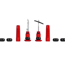 Kit riparazione tubeless per manubrio Muc-Off Stealth - Rosso