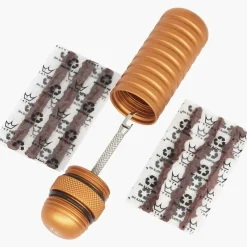 Kit riparazione tubeless per manubrio Peaty's Holeshot - Arancio