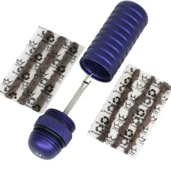 Kit riparazione tubeless per manubrio Peaty's Holeshot - Blu