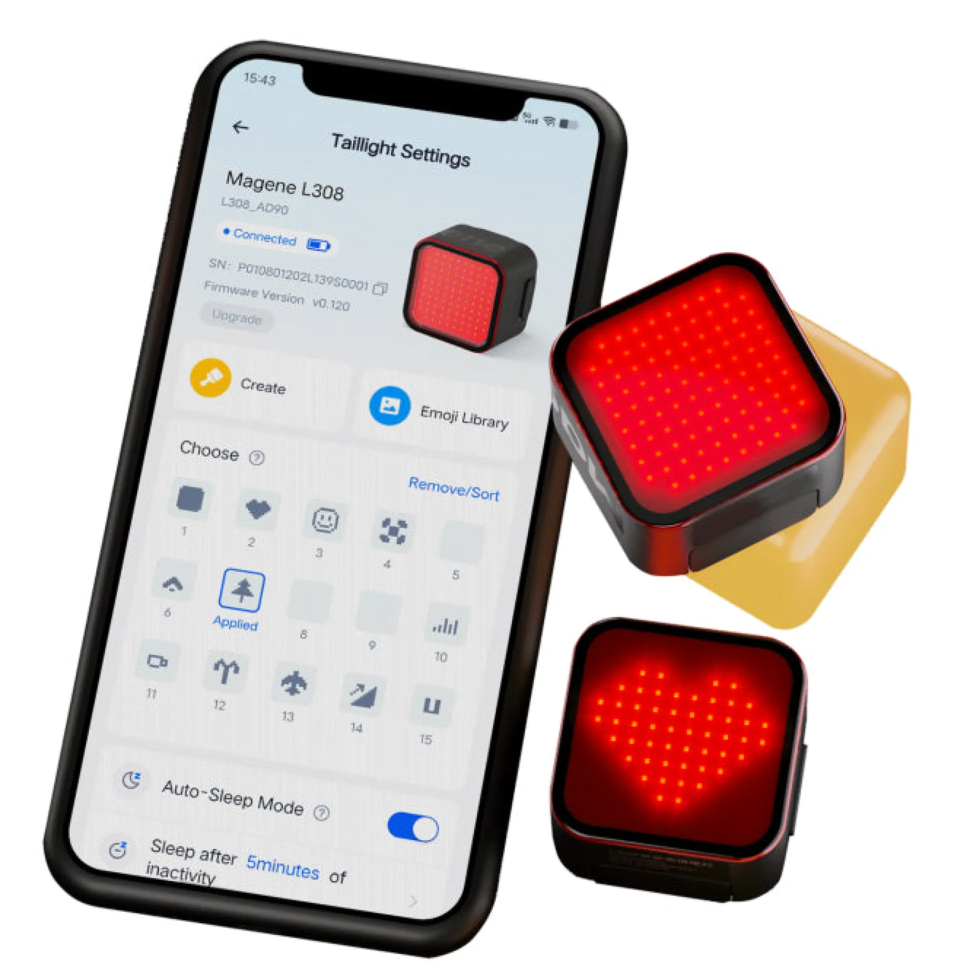 Luce Posteriore Magene Espression L308 - Fissaggio sella