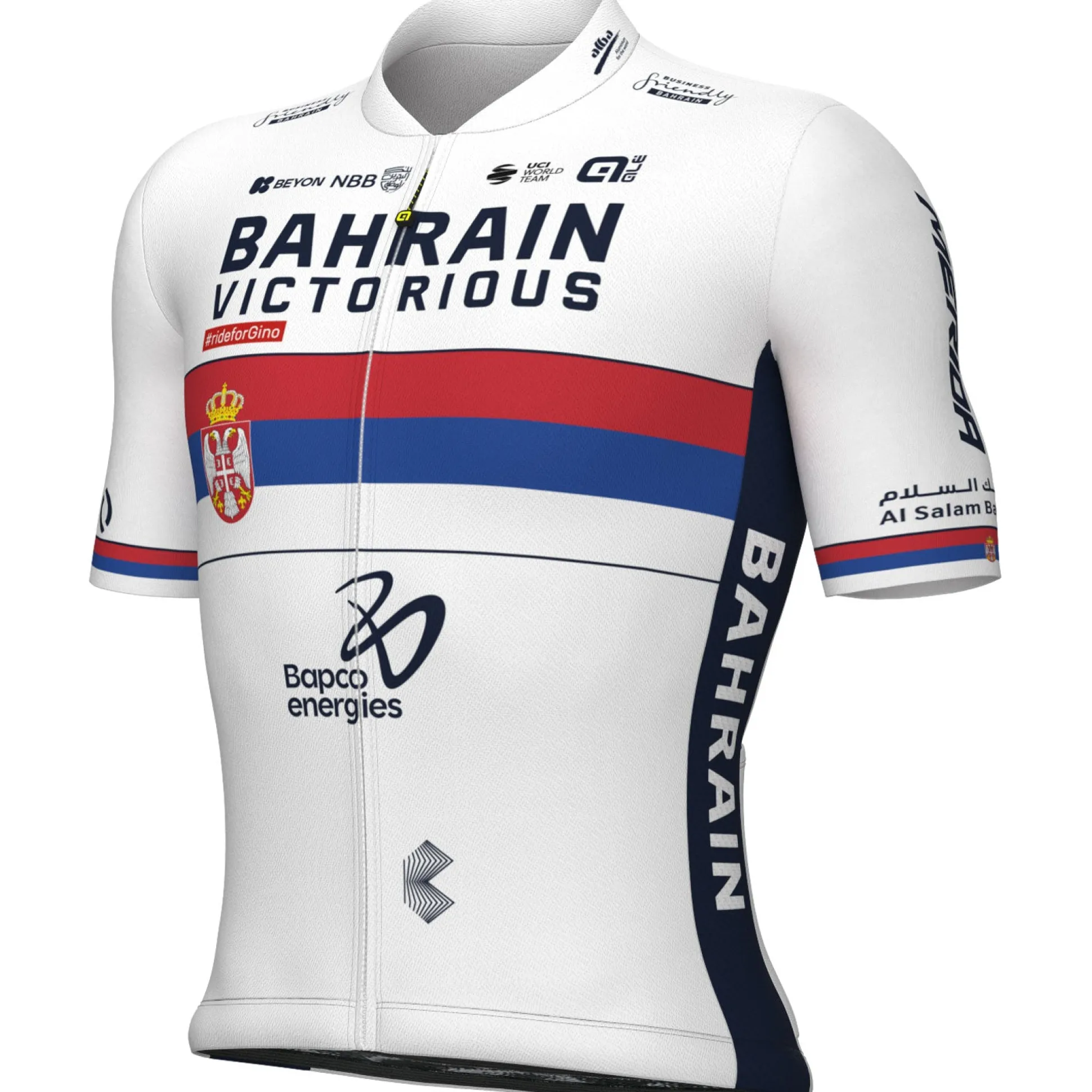 Maglia Ale Bahrain Victorious 2024 - Campione Serbo