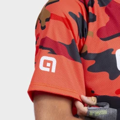 Maglia Ale Off Road Stain - Rosso