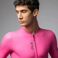 Maglia Ale Pragma Color Block - Fucsia