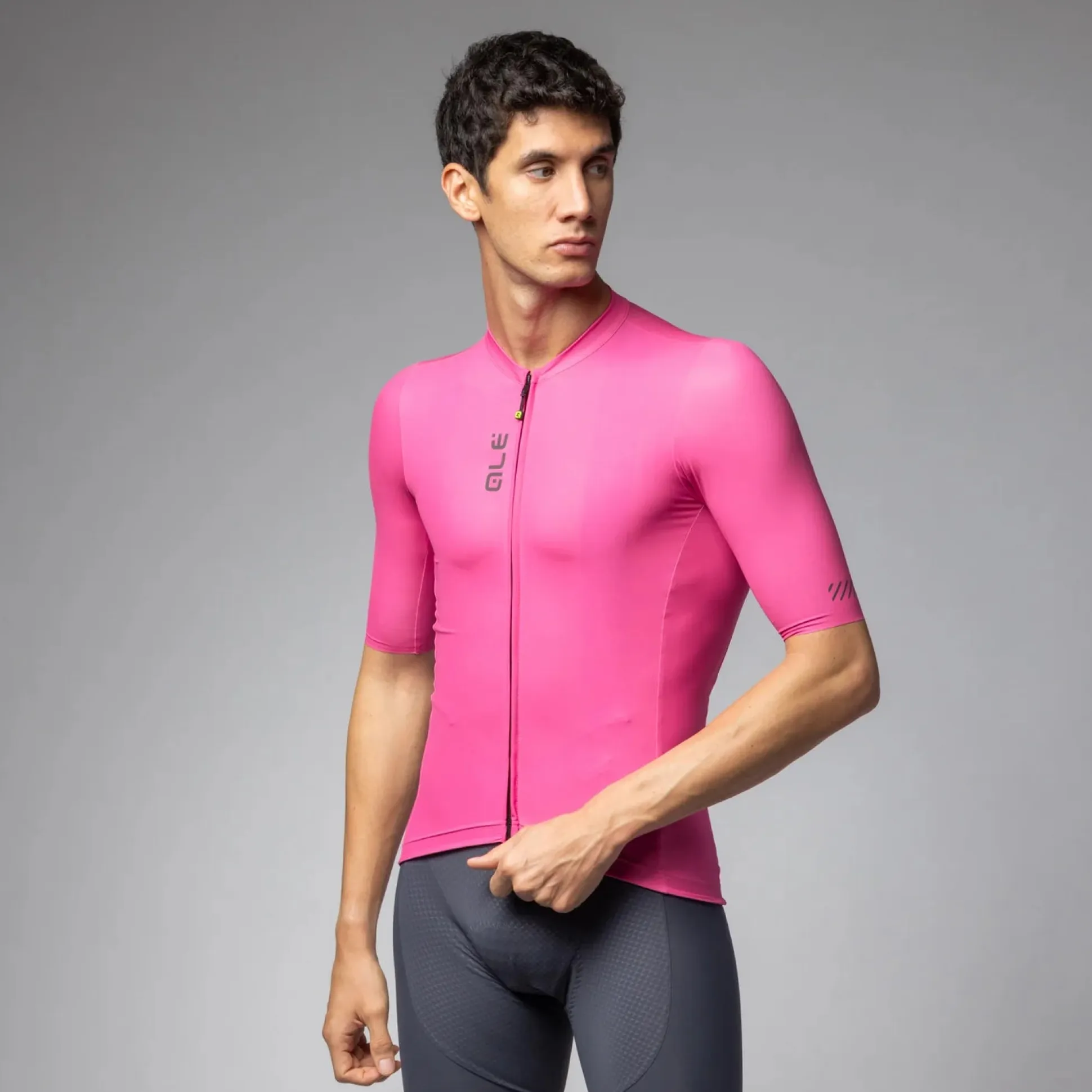 Maglia Ale Pragma Color Block - Fucsia