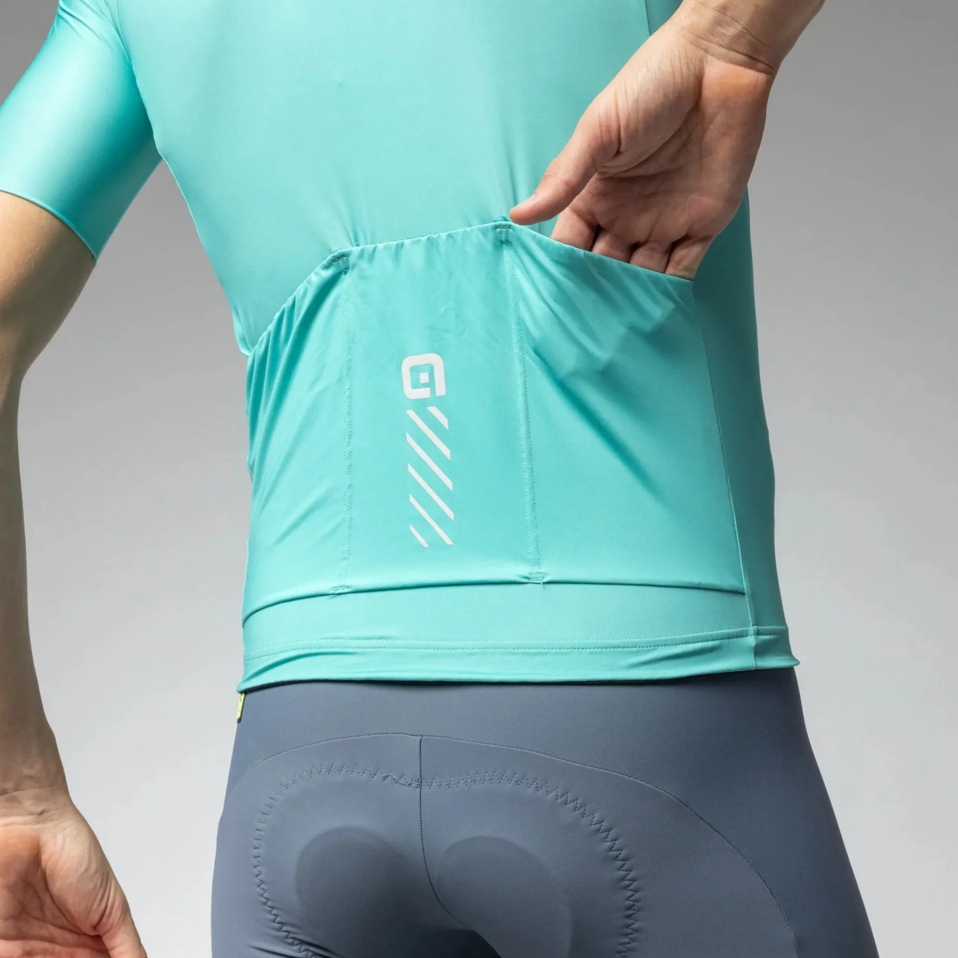 Maglia Ale Pragma Color Block - Verde acqua