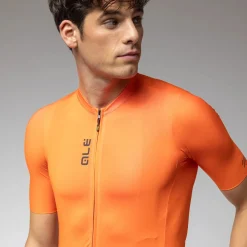 Maglia Ale Pragma Color Block - Arancio fluo