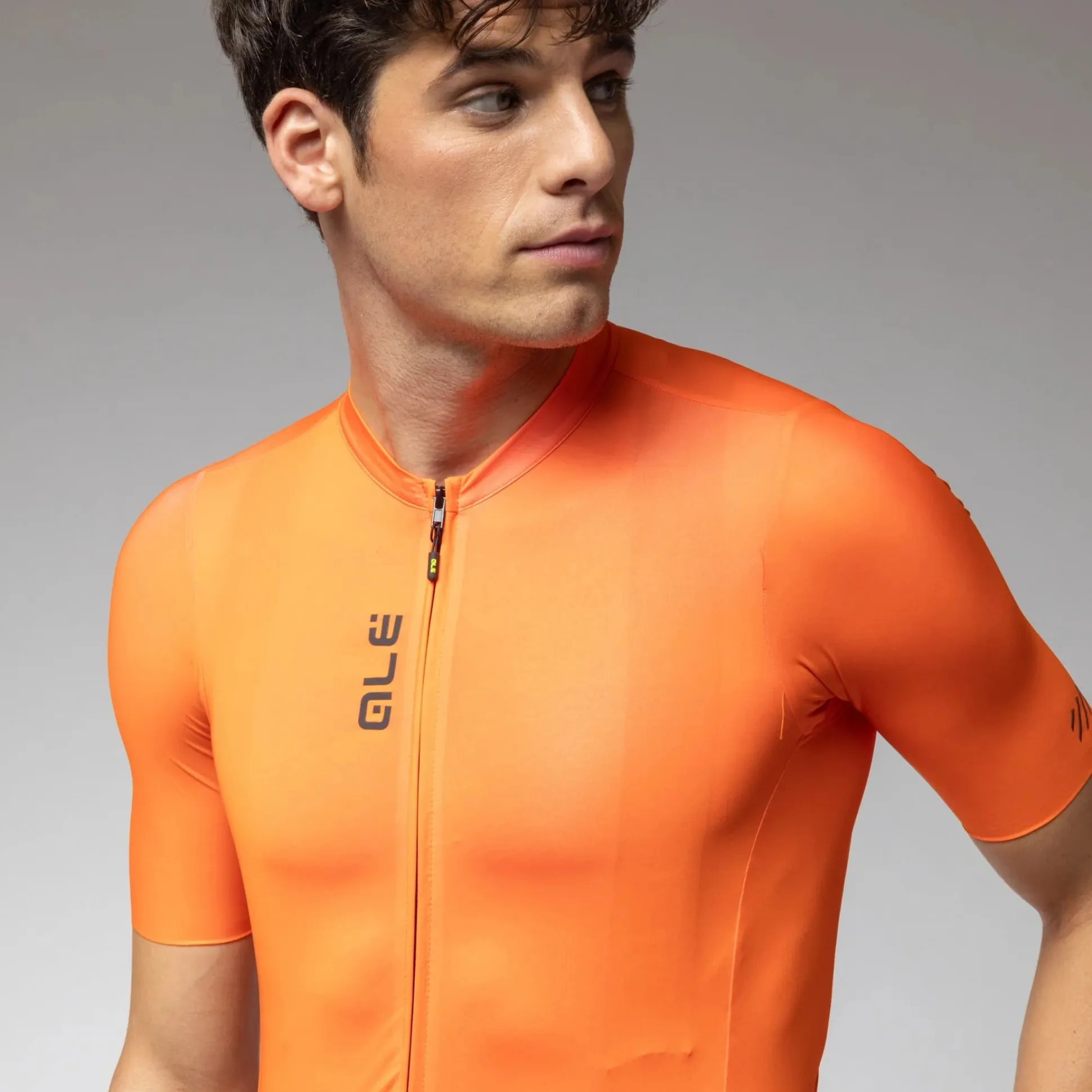 Maglia Ale Pragma Color Block - Arancio fluo