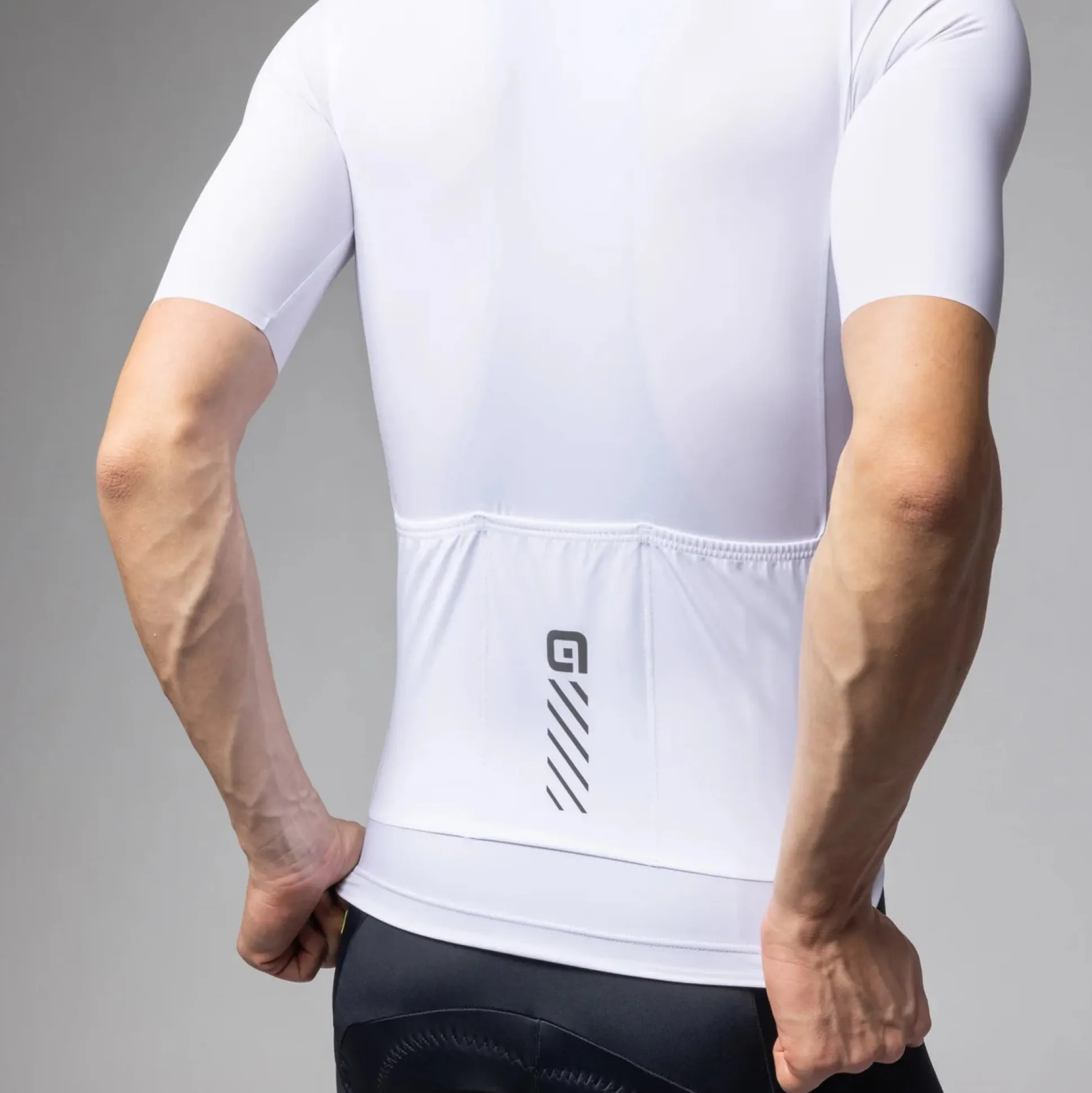 Maglia Ale Pragma Color Block - Bianco