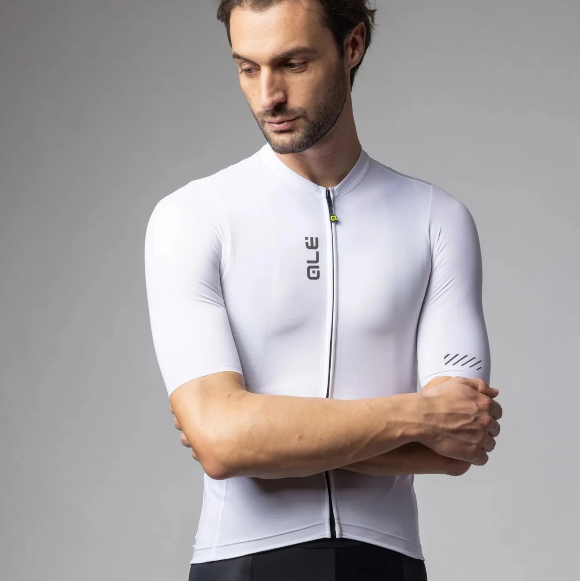 Maglia Ale Pragma Color Block - Bianco