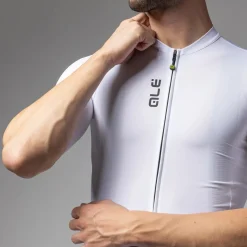 Maglia Ale Pragma Color Block - Bianco