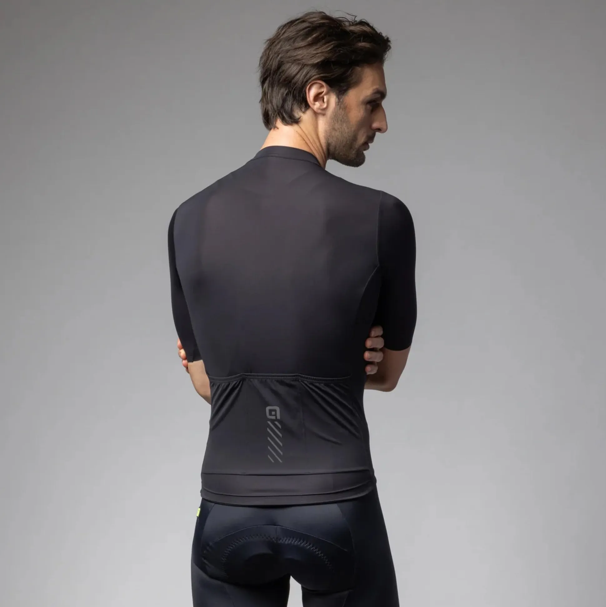 Maglia Ale Pragma Color Block - Nero