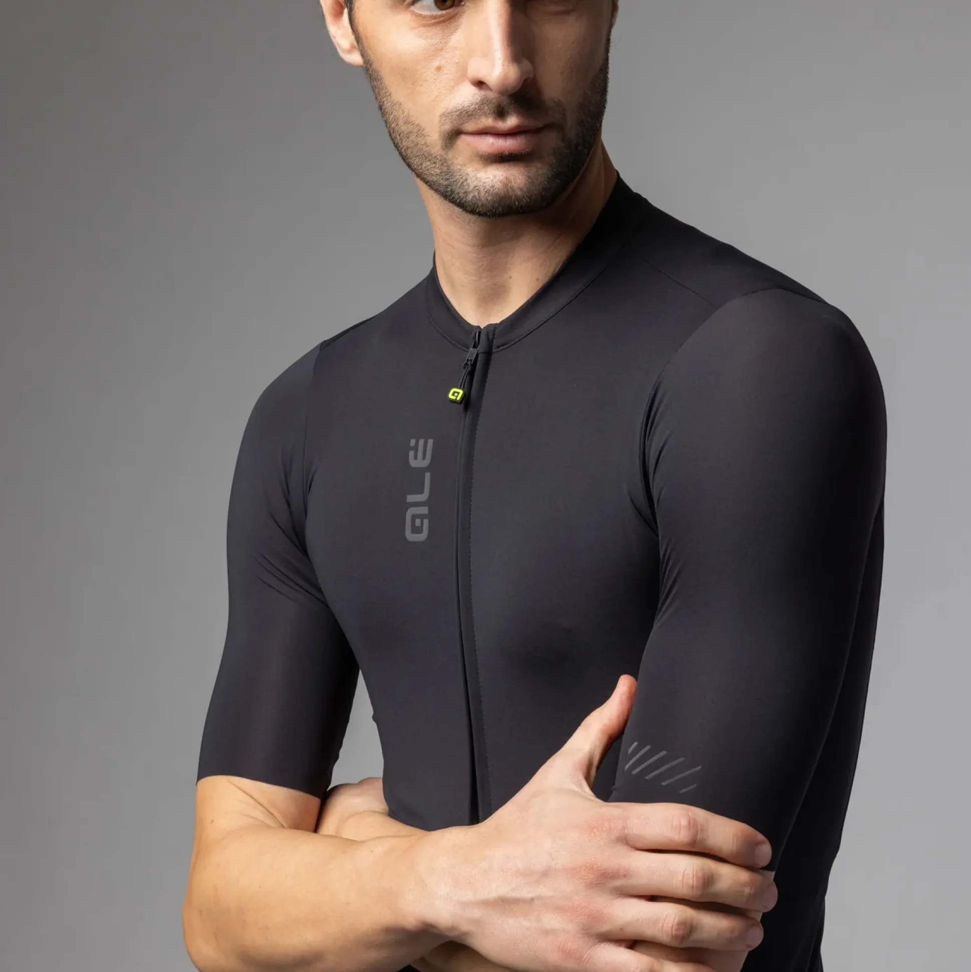 Maglia Ale Pragma Color Block - Nero
