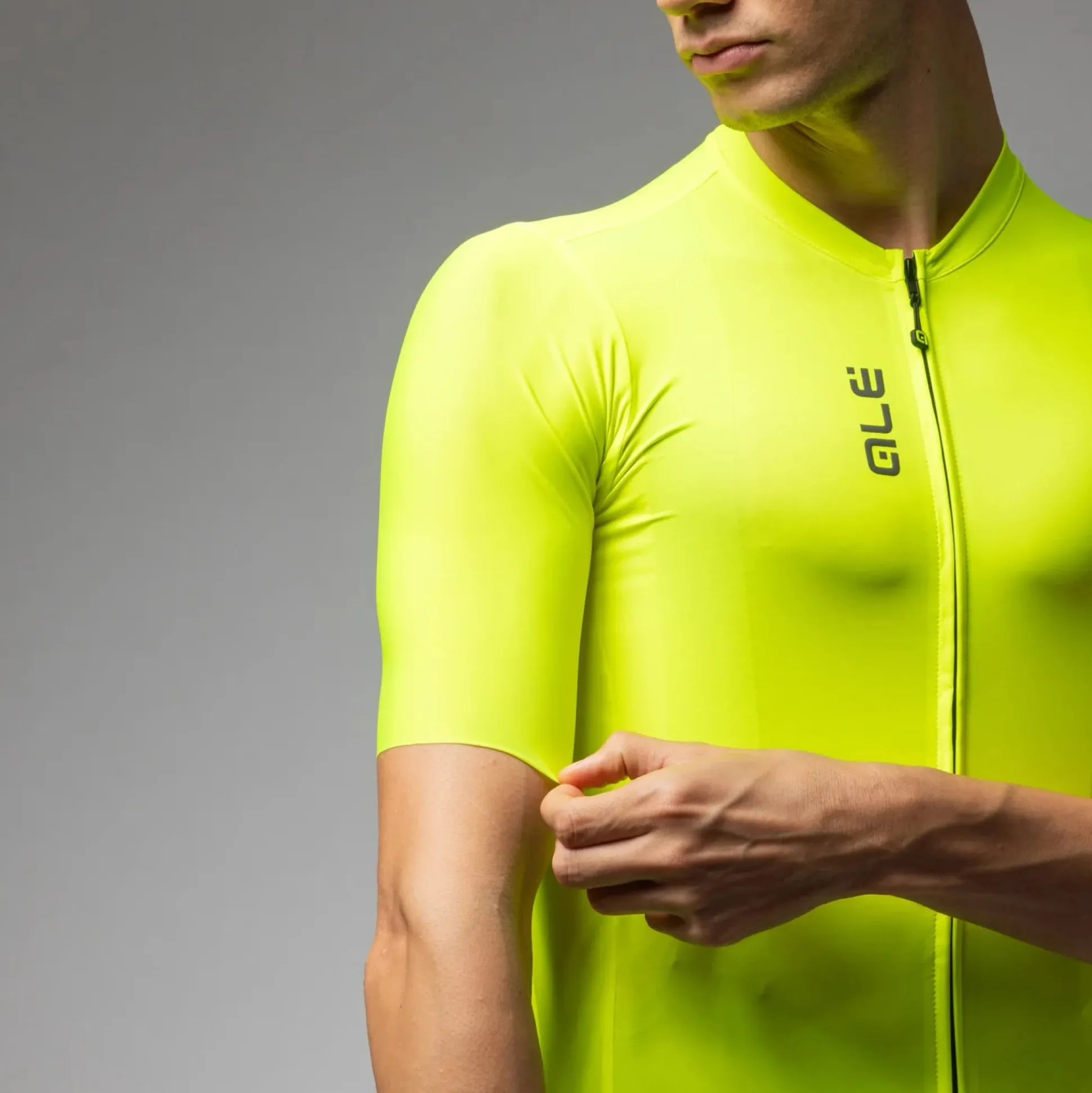 Maglia Ale Pragma Color Block - Giallo fluo