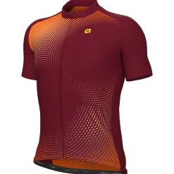Maglia Ale Pragma Optical - Bordeaux