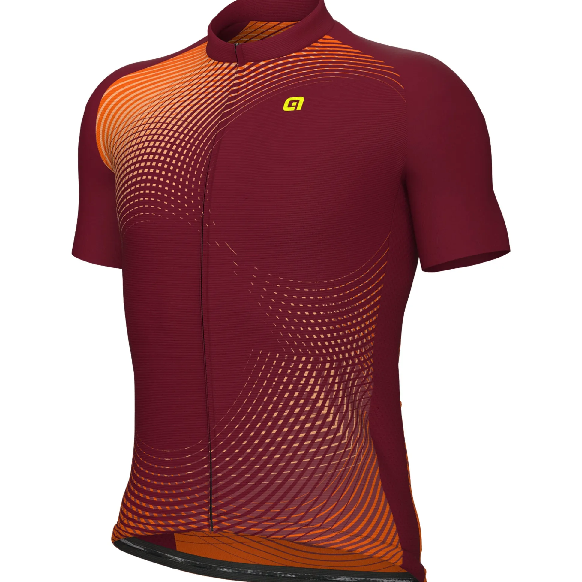 Maglia Ale Pragma Optical - Bordeaux