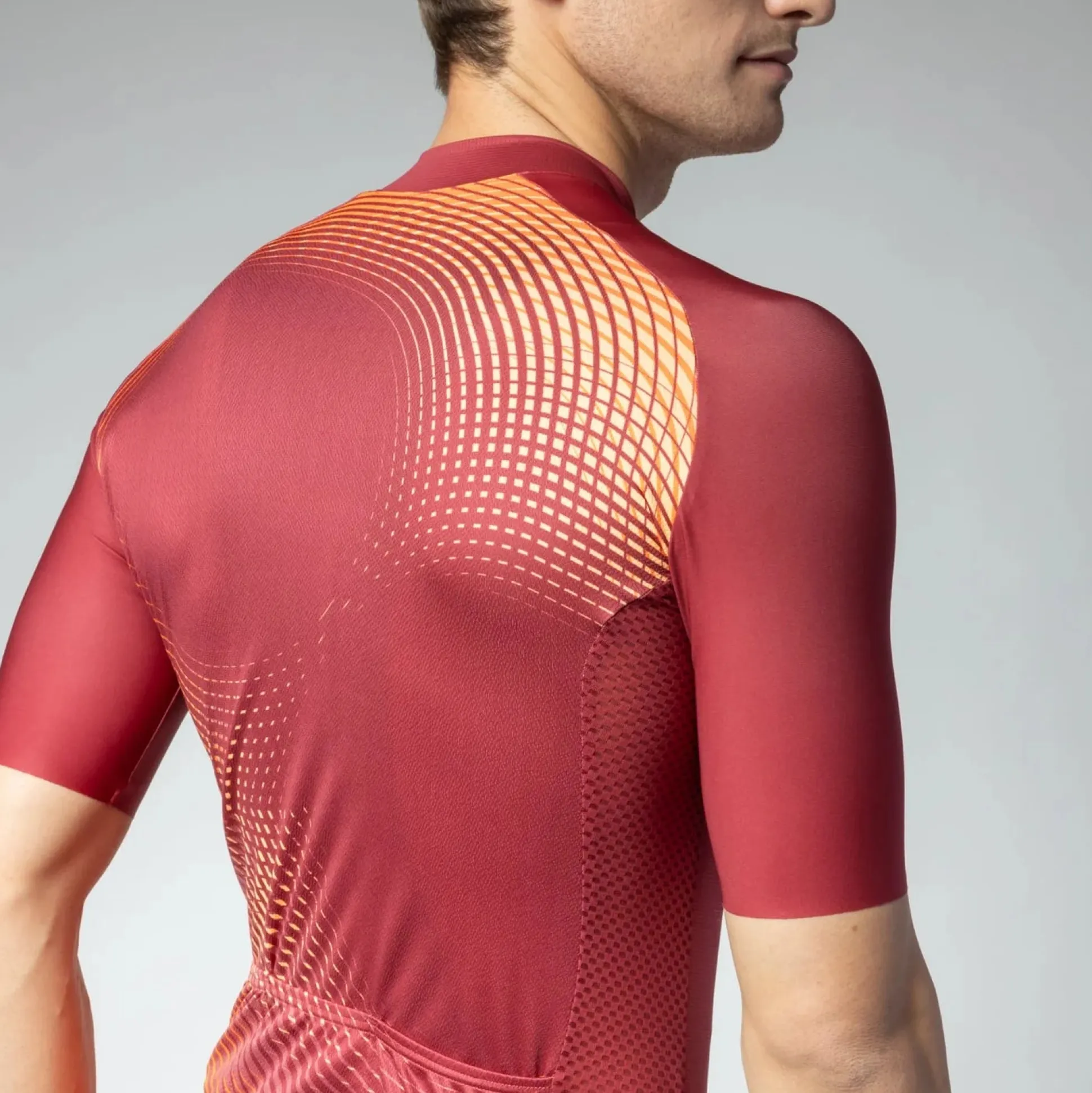 Maglia Ale Pragma Optical - Bordeaux