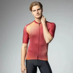 Maglia Ale Pragma Optical - Bordeaux