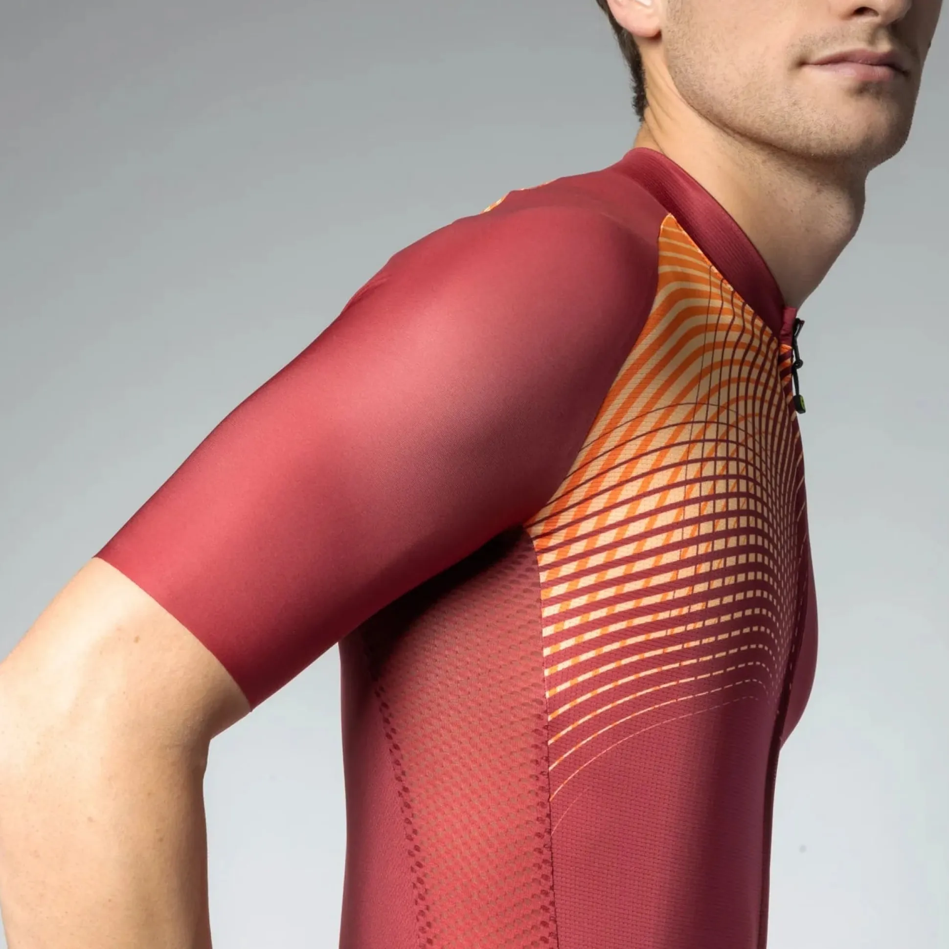 Maglia Ale Pragma Optical - Bordeaux