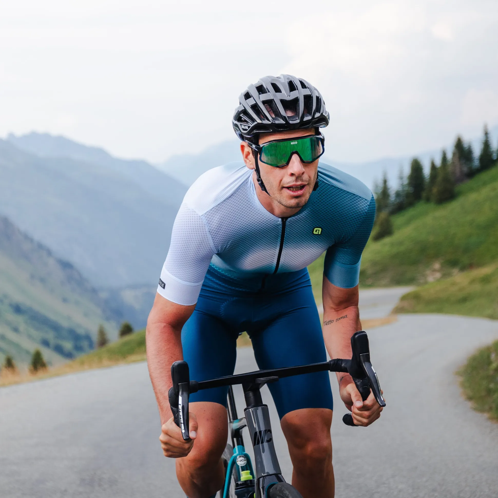 Maglia Ale PR-E Flash - Blu