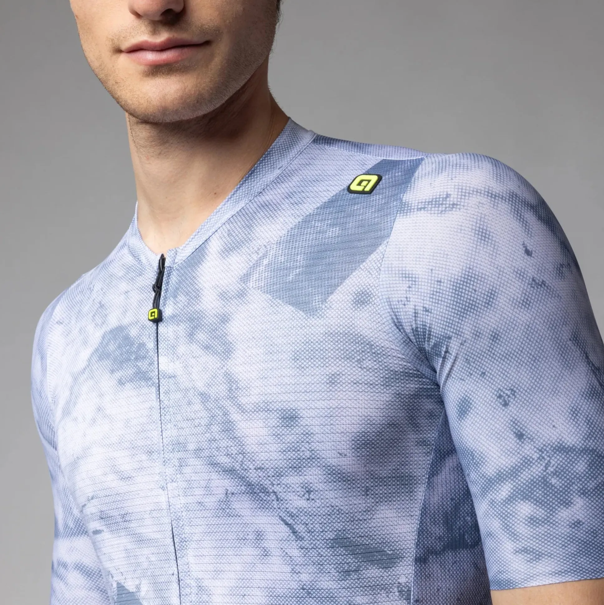 Maglia Ale PR-E Marble - Azzurro