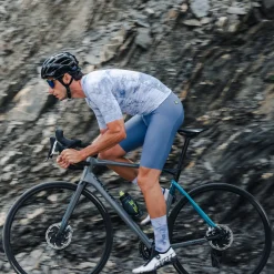 Maglia Ale PR-E Marble - Azzurro