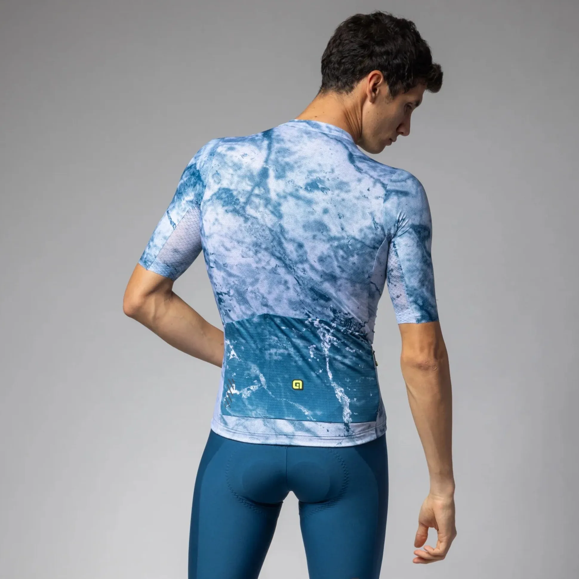 Maglia Ale PR-E Marble - Blu