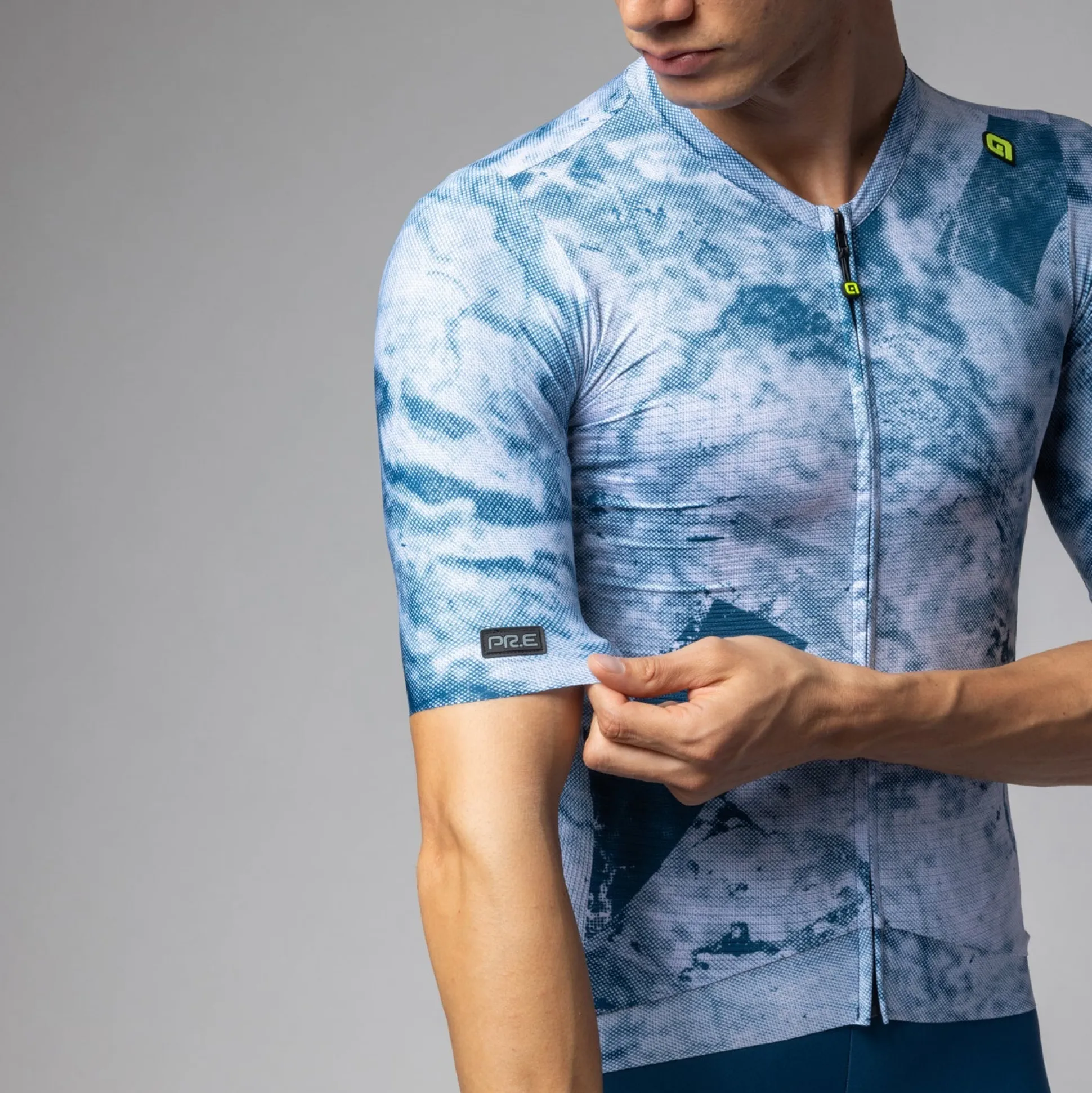Maglia Ale PR-E Marble - Blu