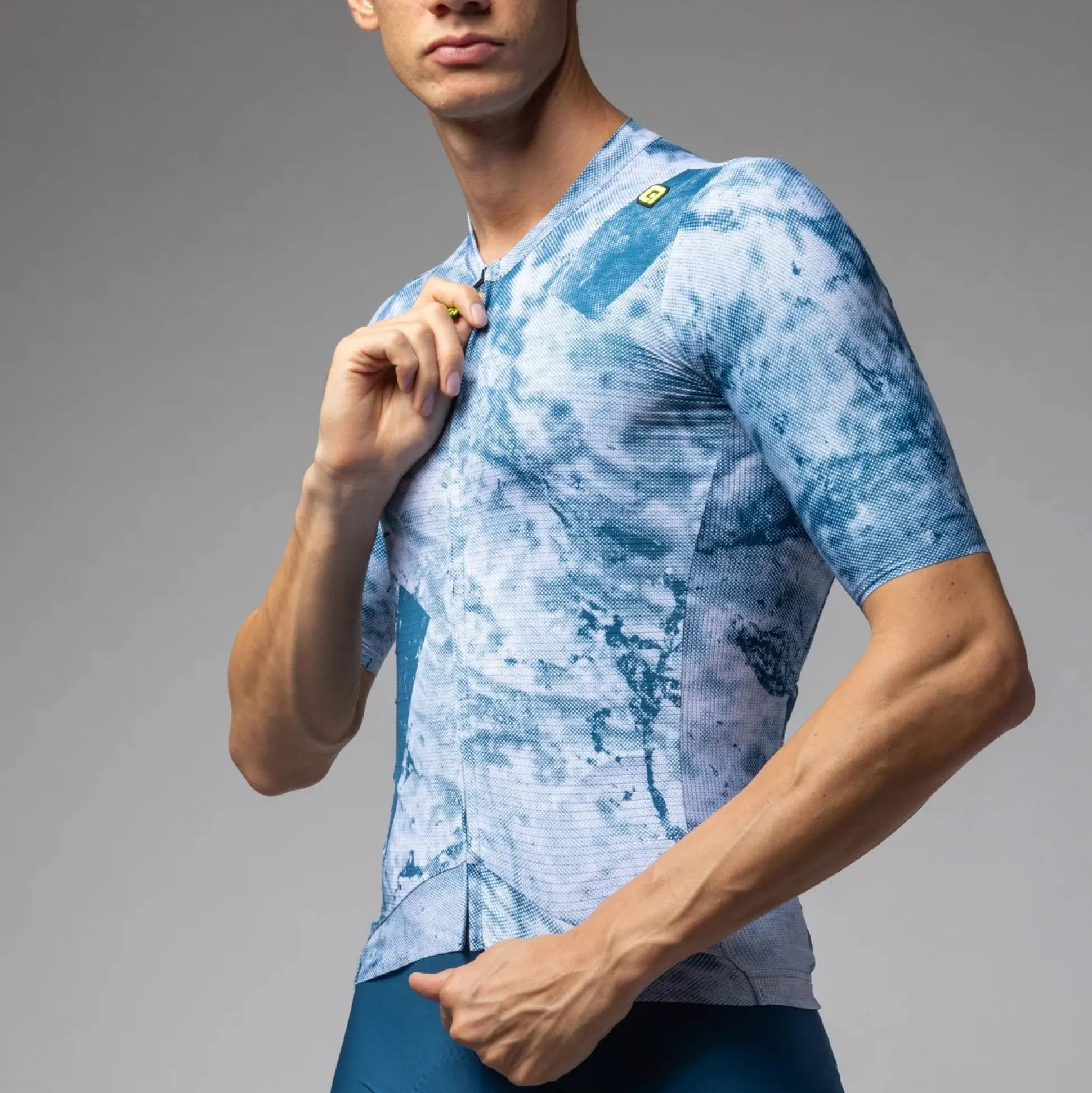 Maglia Ale PR-E Marble - Blu
