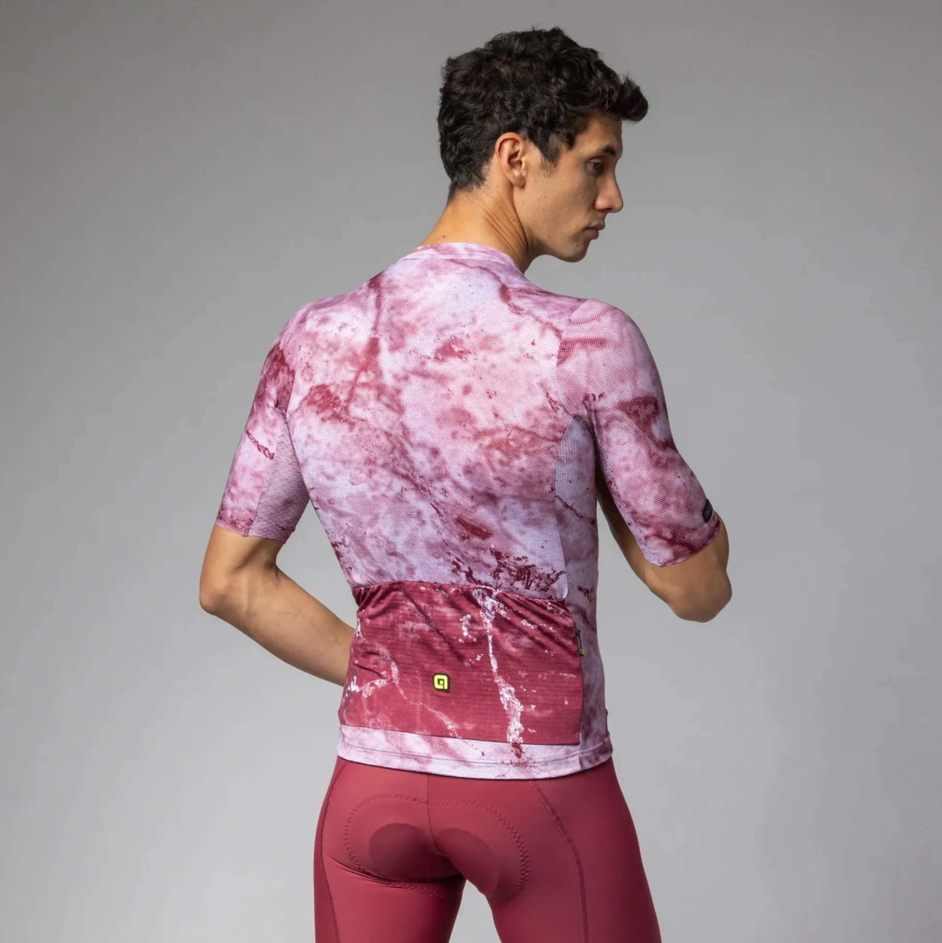 Maglia Ale PR-E Marble - Rosso