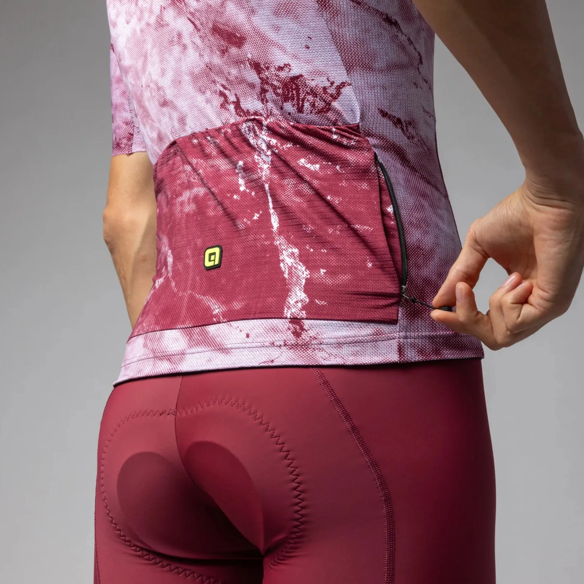 Maglia Ale PR-E Marble - Rosso