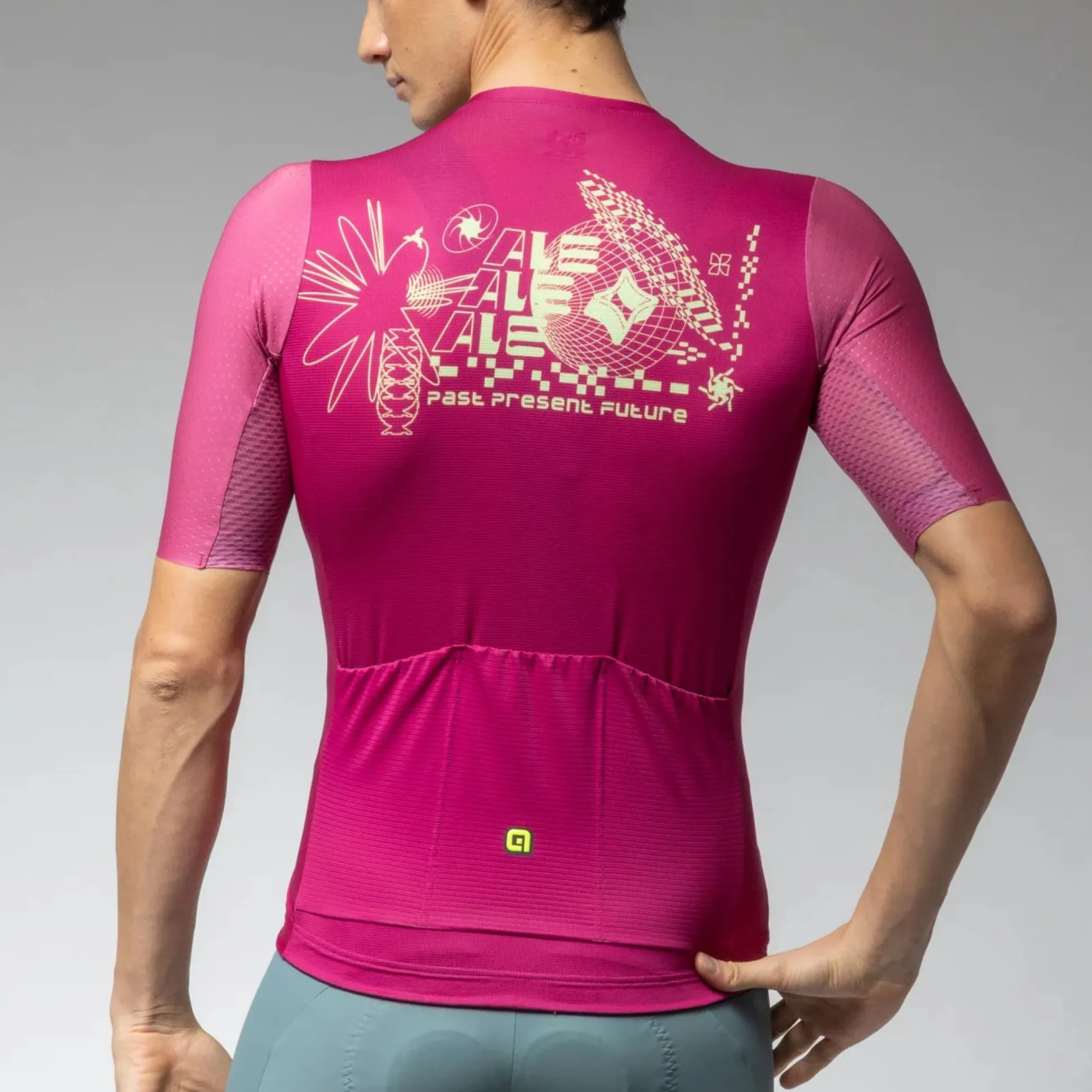 Maglia Ale PR-E Megabyte 2.0 - Fucsia