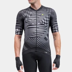 Maglia Ale PRS Checker - Grigio