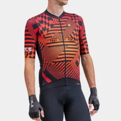 Maglia Ale PRS Checker - Rosso