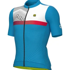 Maglia Ale PR-S Zig Zag - Azzurro