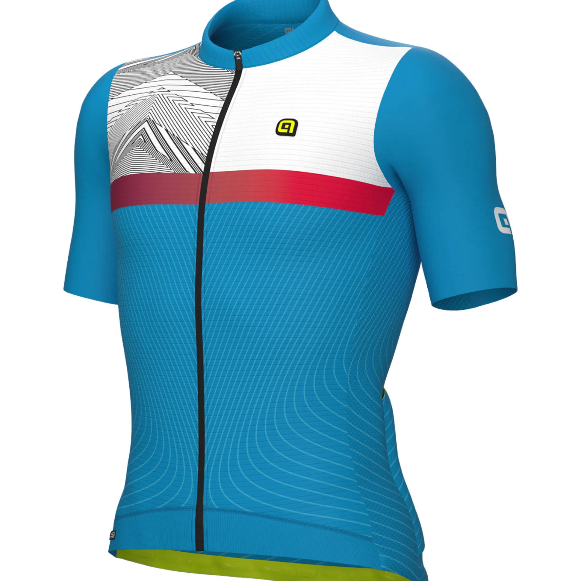 Maglia Ale PR-S Zig Zag - Azzurro