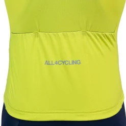 Maglia All4cycling Training Color - Verde acido