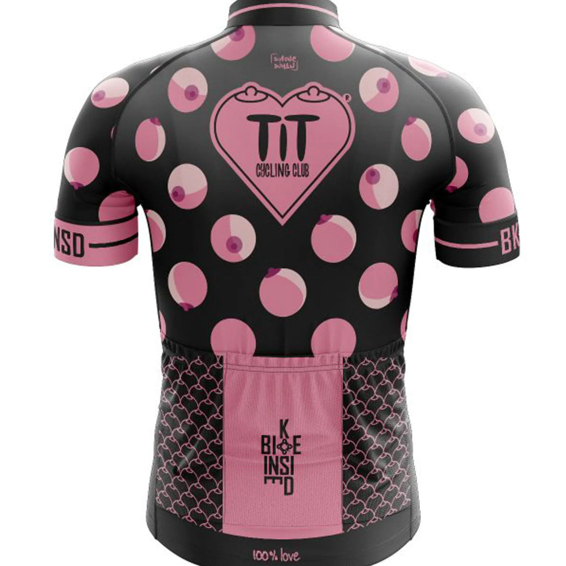 Maglia Bike Inside Tits - Nero